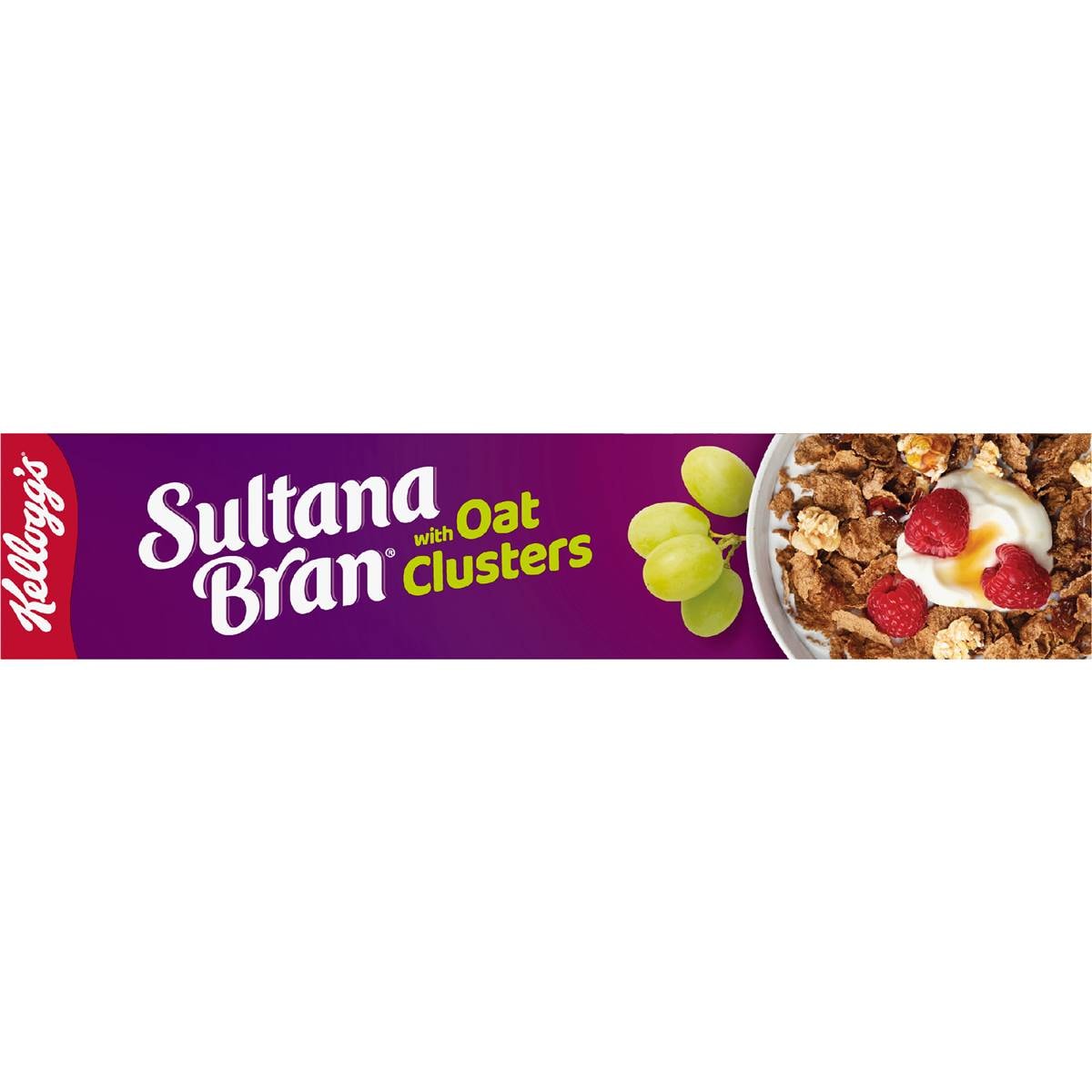 Kellogg's Sultana Bran Oat Cluster Breakfast Cereal 480g Woolworths