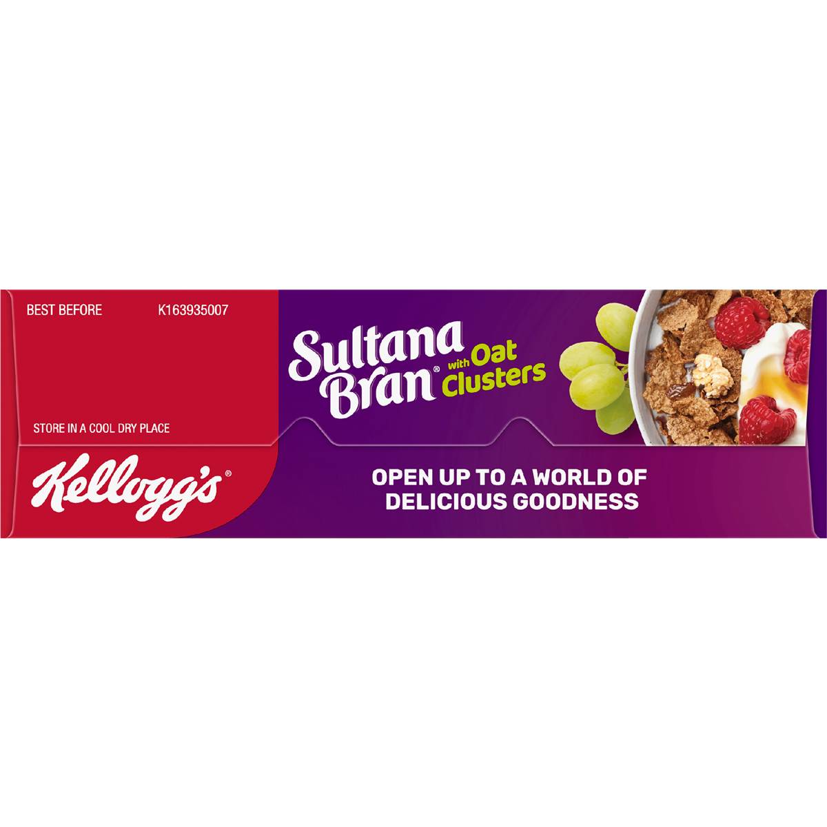 Kellogg's Sultana Bran Oat Cluster Breakfast Cereal 480g Woolworths