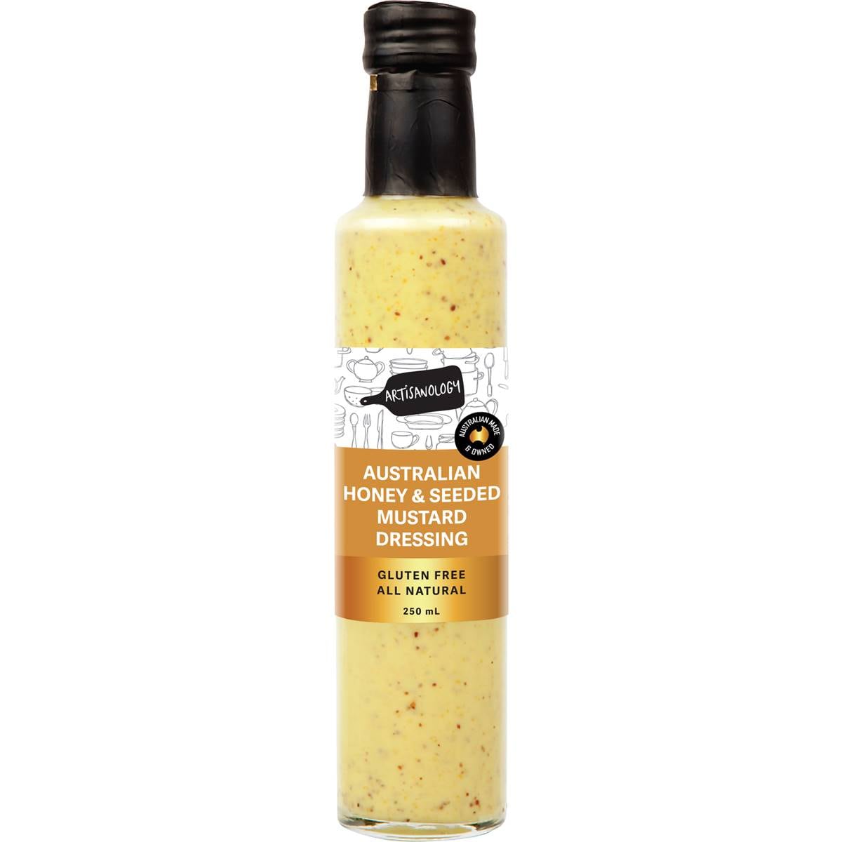 Artinsanology Honey & Seeded Mustard Dressing 250ml Woolworths