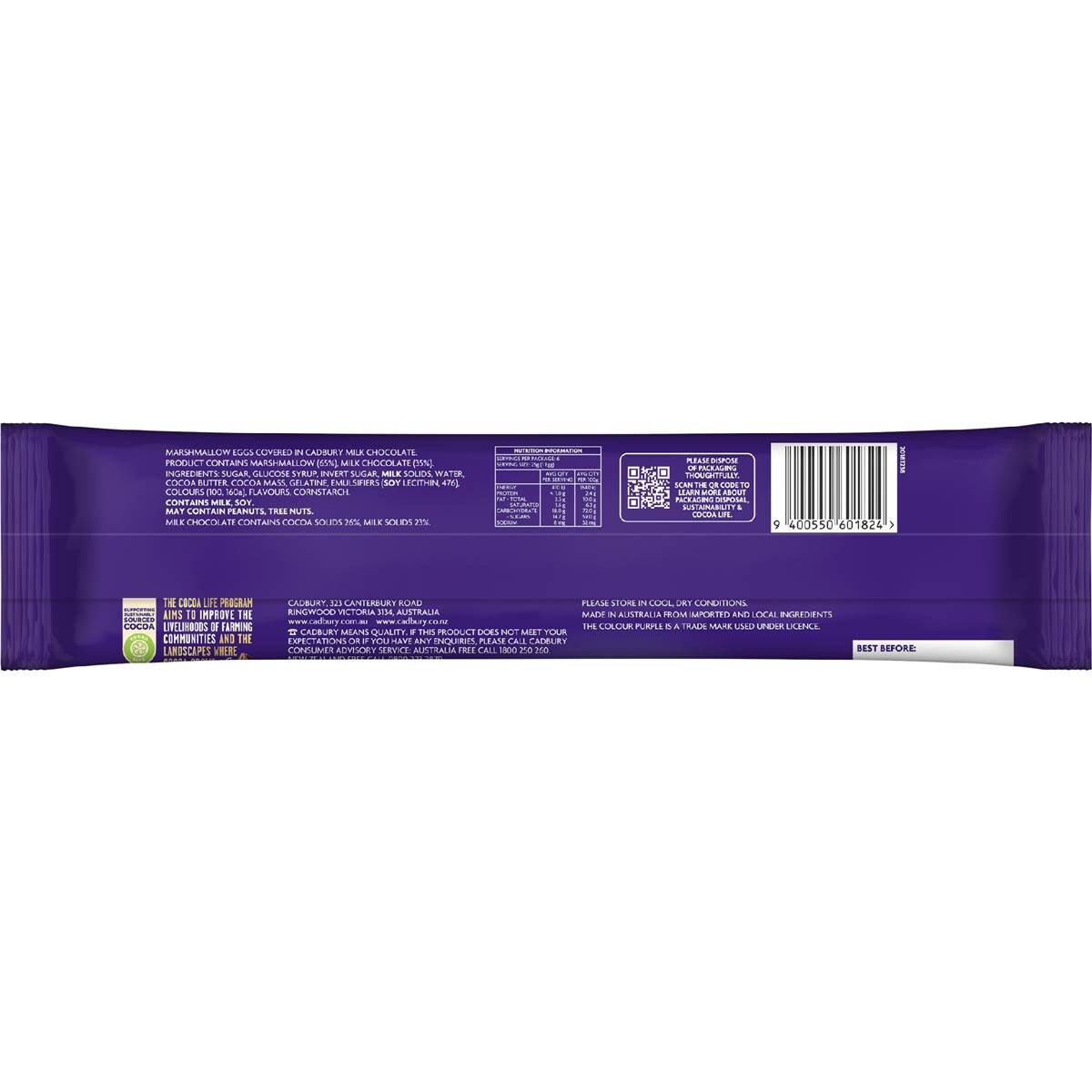 Cadbury Marshmallow Eggs 150g Woolworths