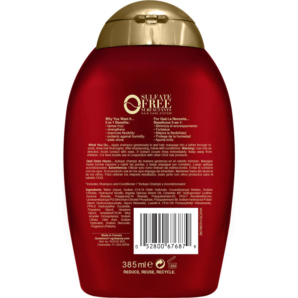Ogx Keratin Smoothing Oil Shampoo For Frizzy Hair 385ml Woolworths