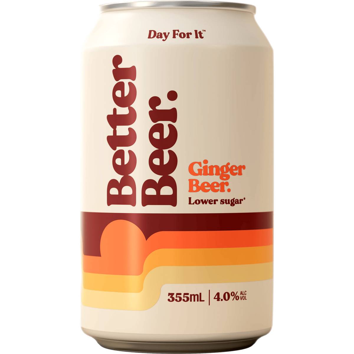 Better Beer Ginger Beer Low Sugar 355ml | Woolworths