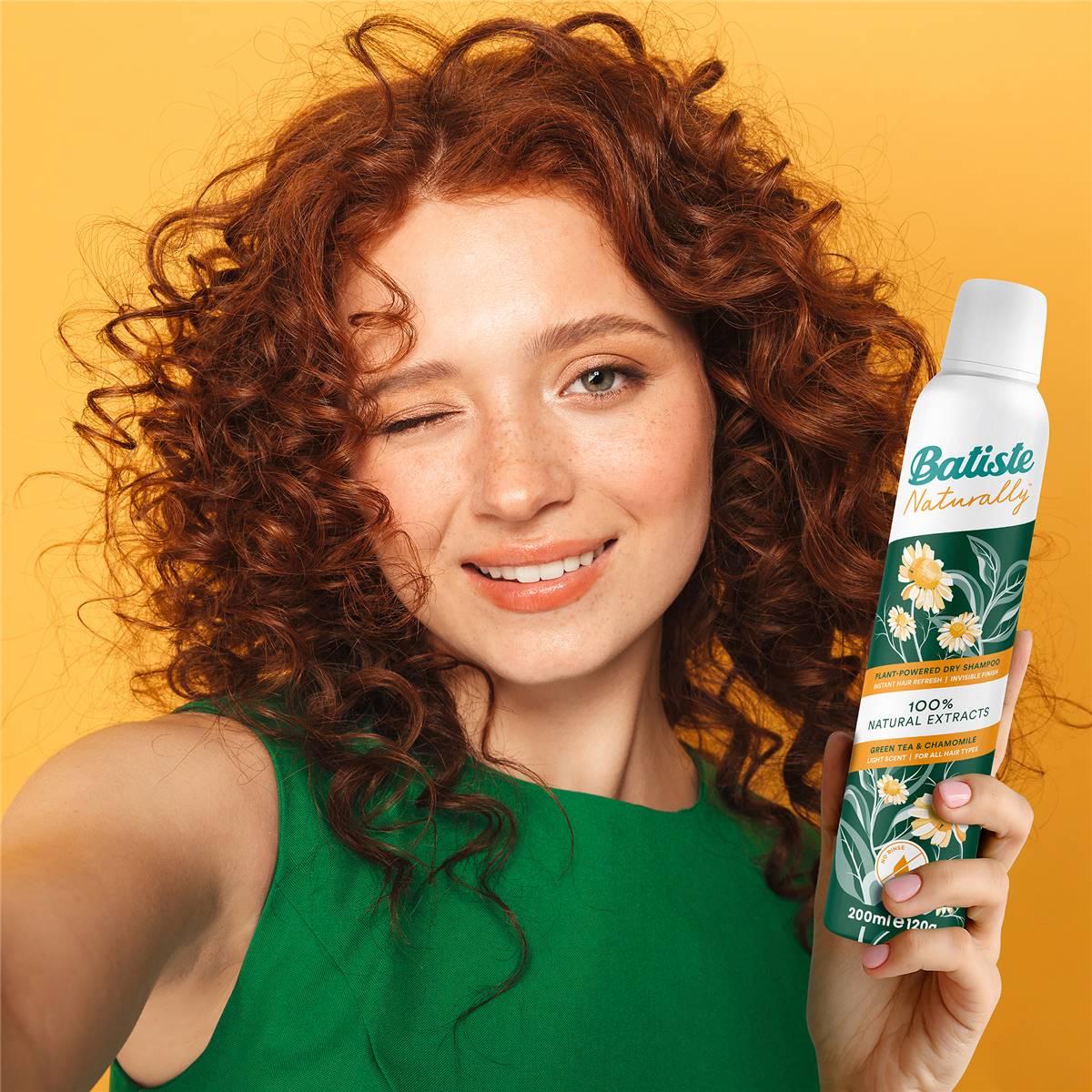 Batiste Plant Powered Dry Shampoo Green Tea & Chamomile 200ml Woolworths