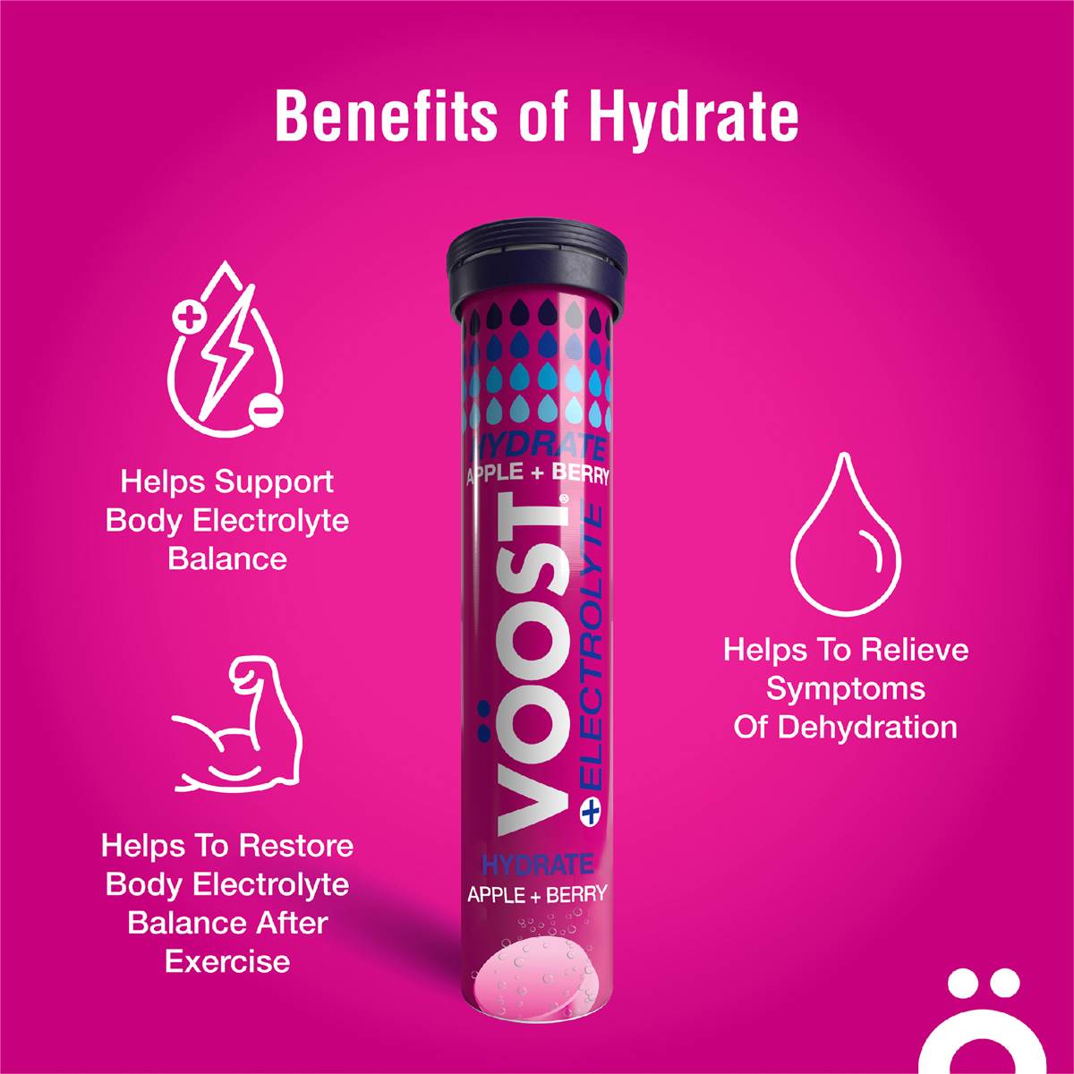 Voost Hydrate Electrolyte Tablets 20 Pack Woolworths