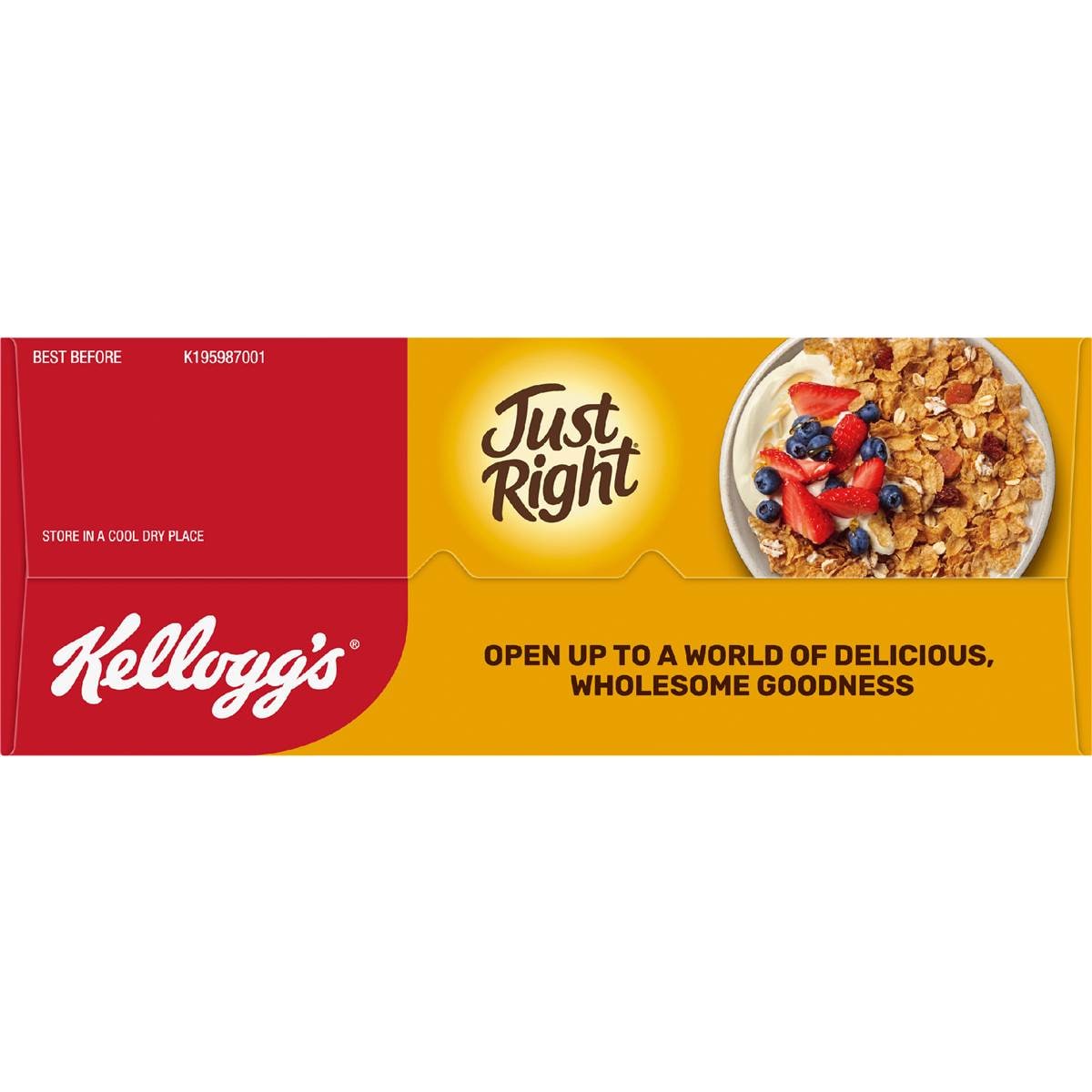 Kellogg's Just Right Apricot & Sultana Breakfast Cereal Value Pack 1