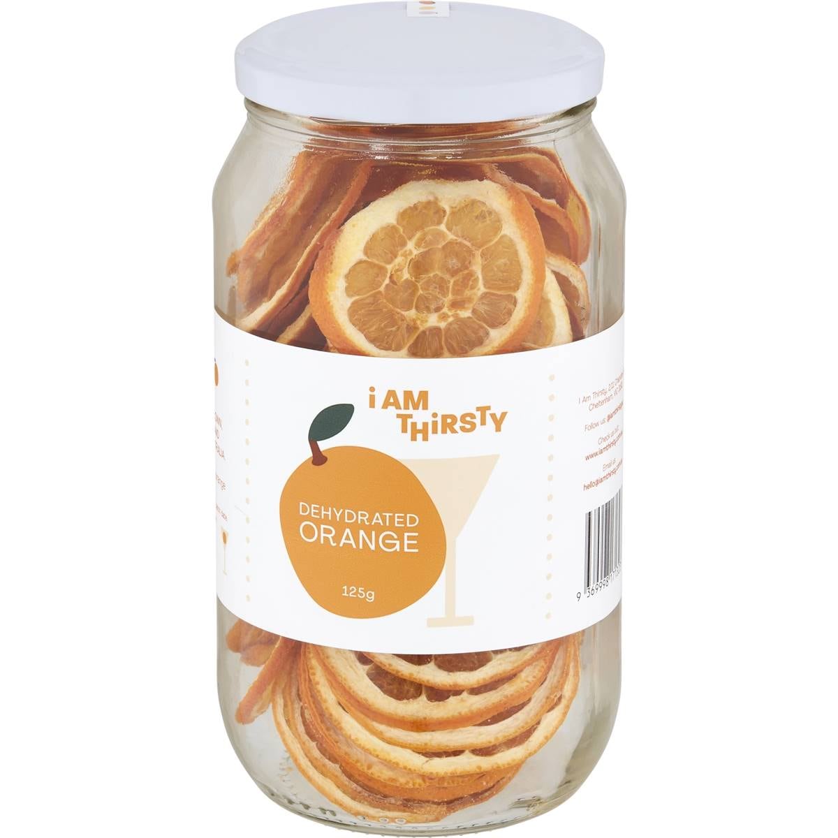 I am Thirsty Dehydrated Orange Garnish 125g