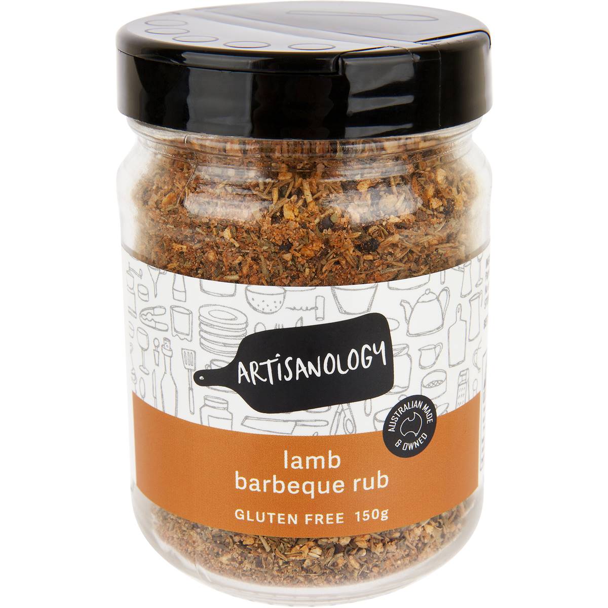 Artisanology Lamb Barbeque Rub Gluten Free 150g Woolworths