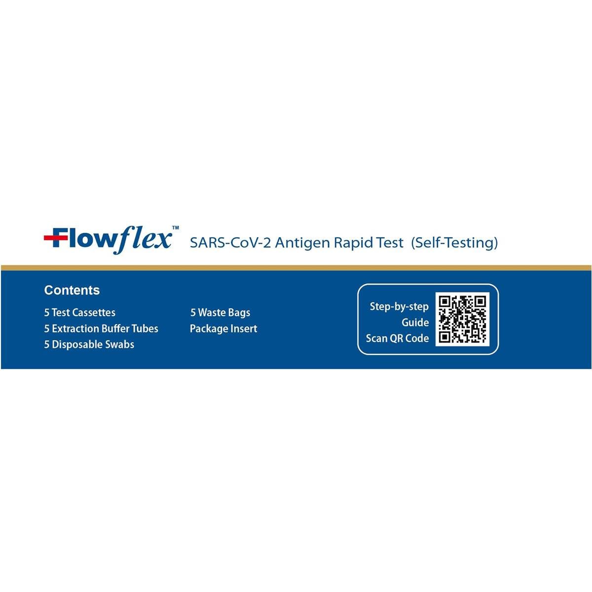 Flowflex Sars Antigen Rapid Test 5 Pack Woolworths