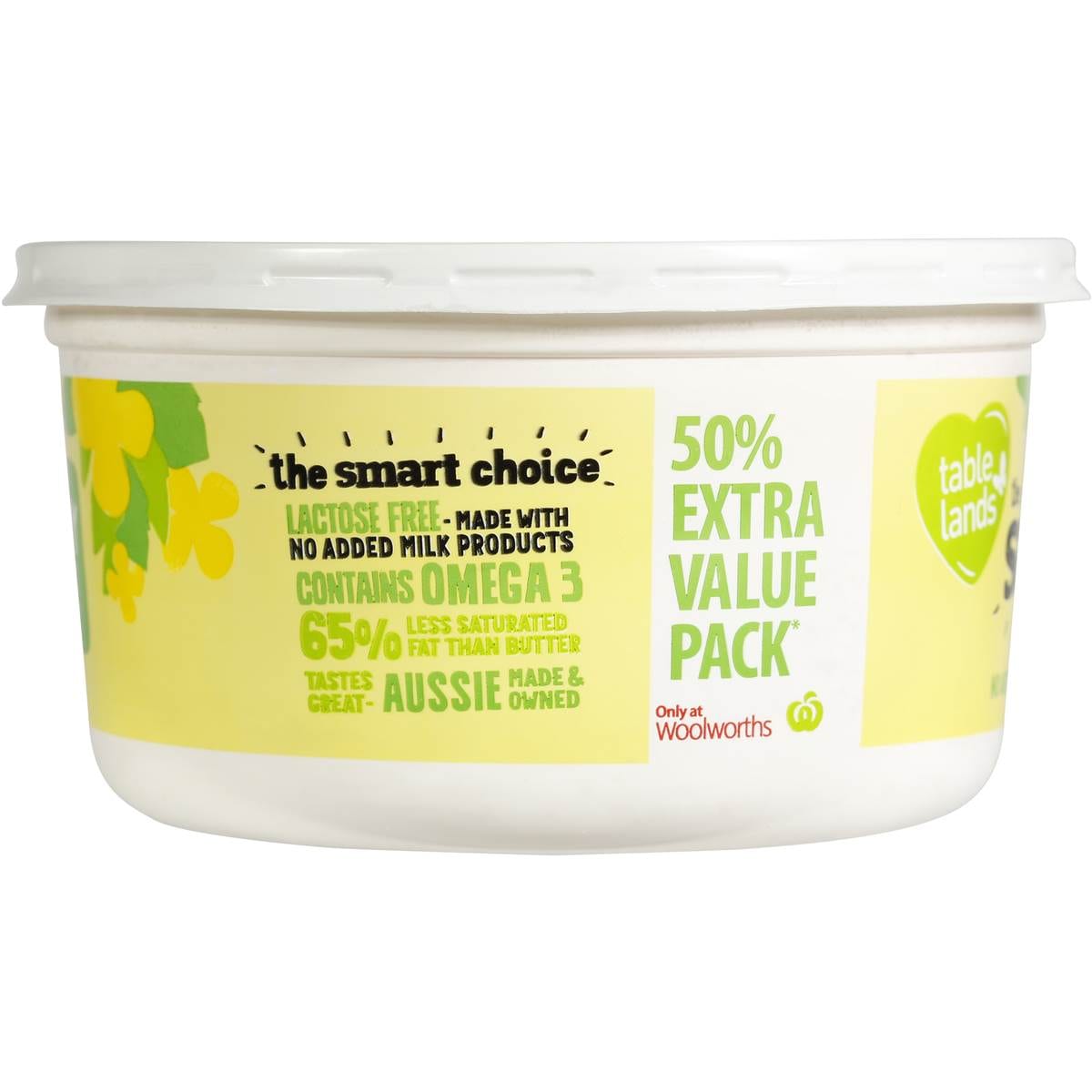 Tablelands Dairy Free Margarine Spread 750g Woolworths