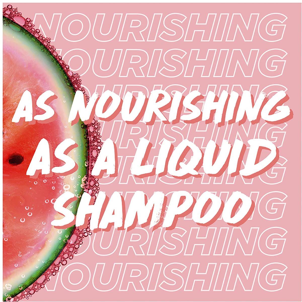 Garnier Fructis Hair Food Shampoo Bar Watermelon 60g Woolworths