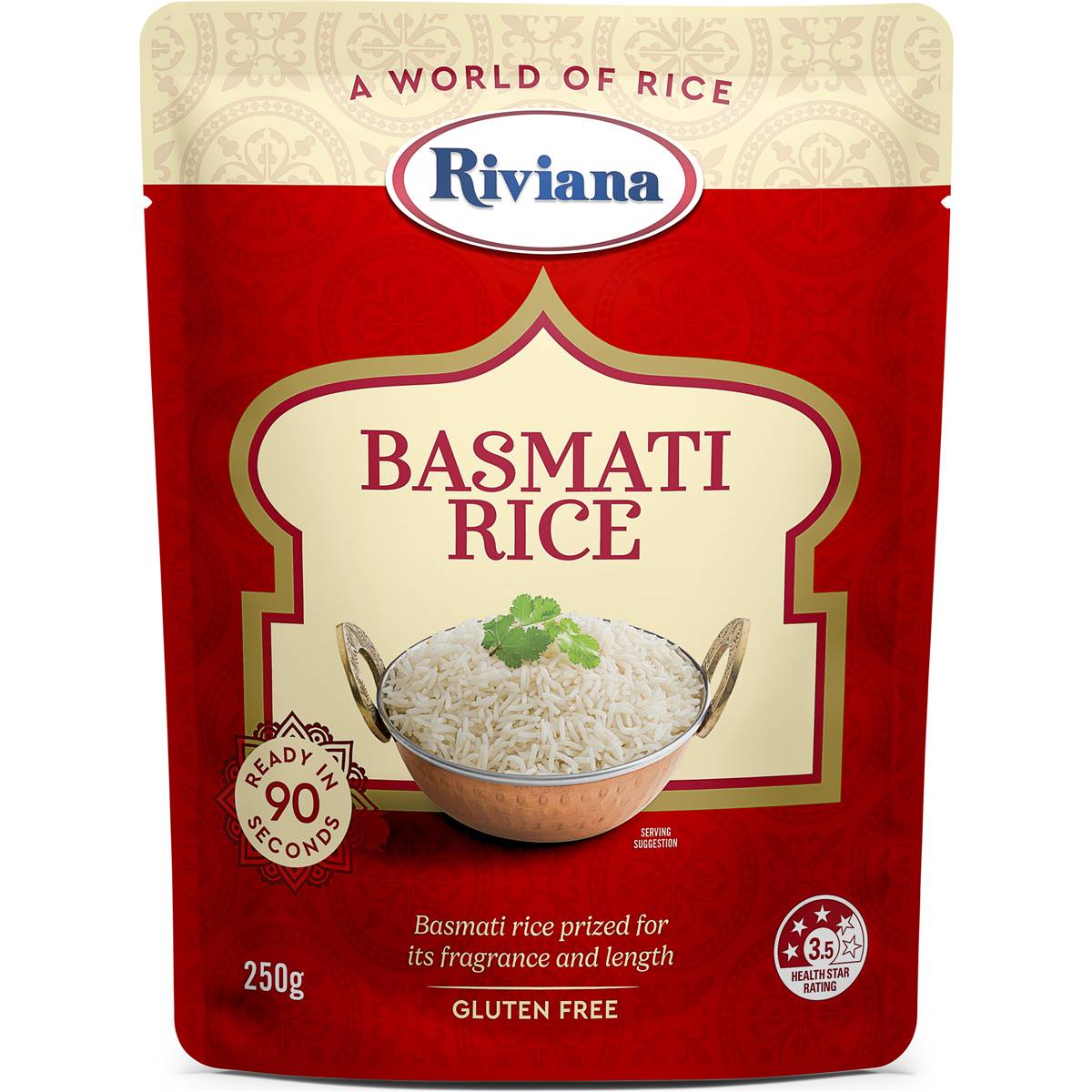 Riviana Microwave Basmati Pouch 250g Woolworths