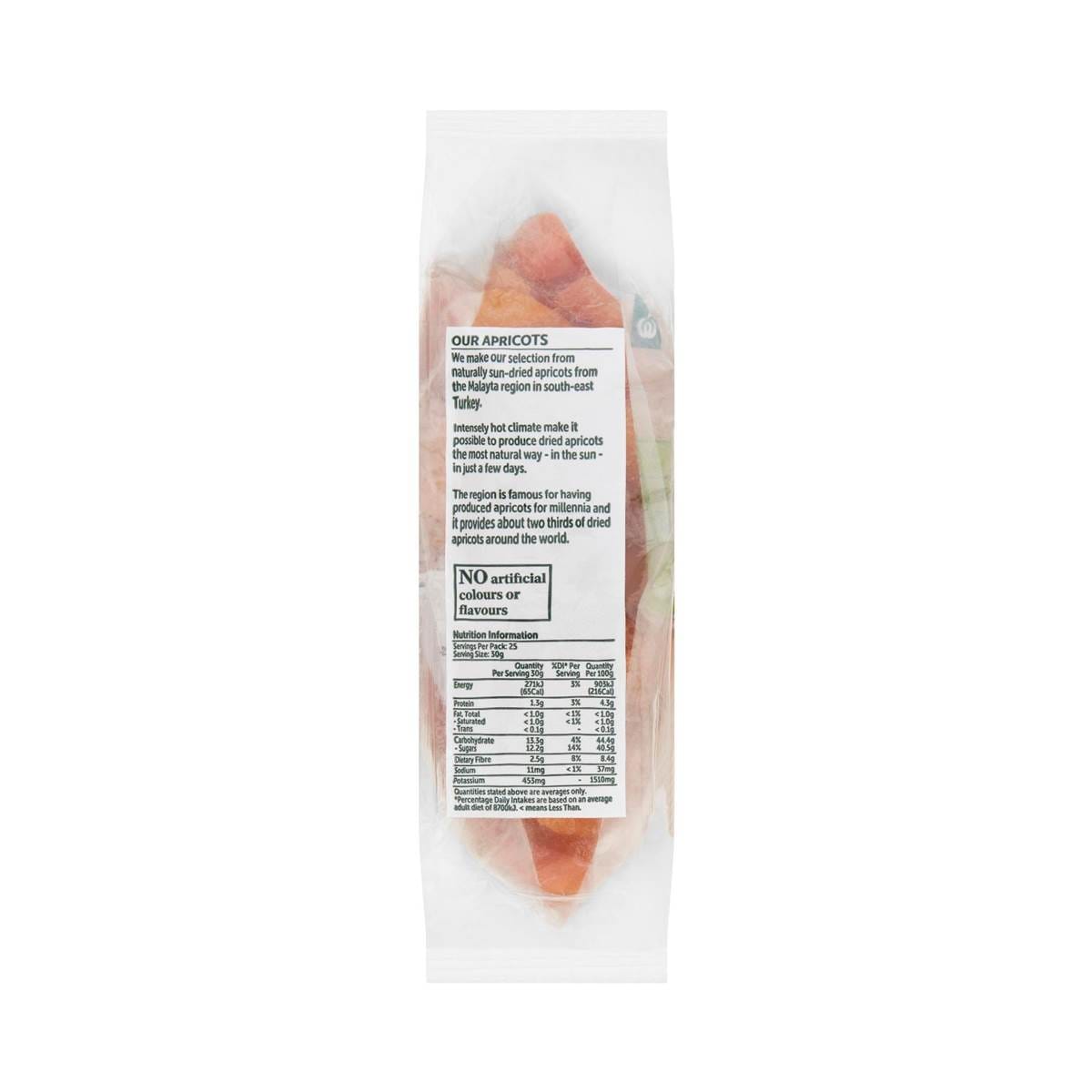 Woolworths Apricot Sun Dried 750g Pack Woolworths