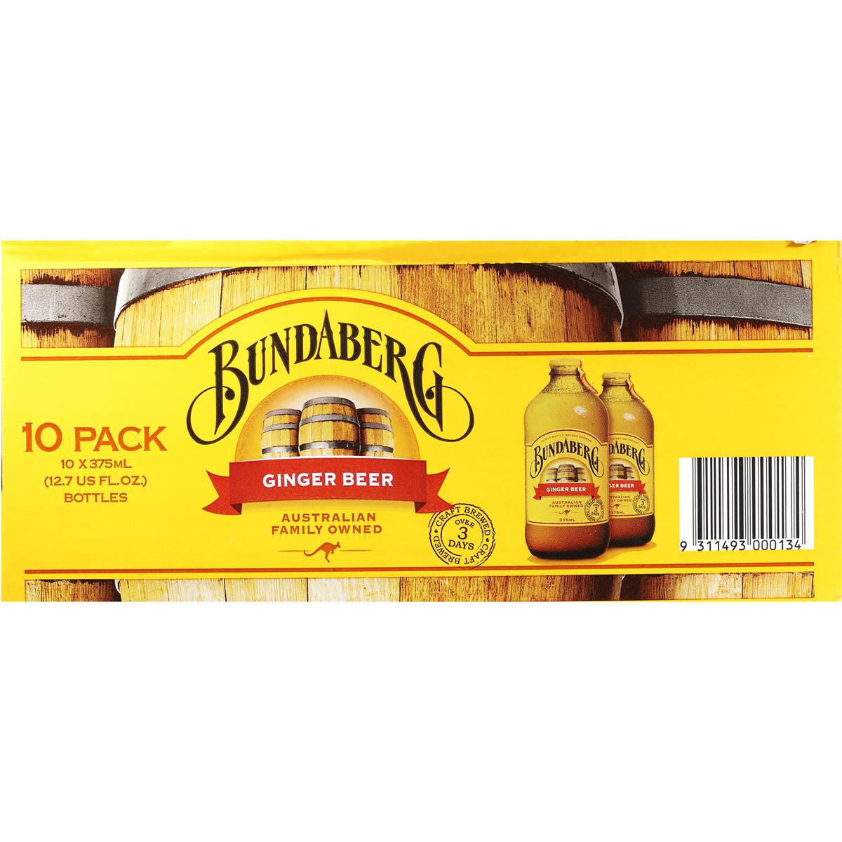 Bundaberg Ginger Beer 10x375ml Woolworths