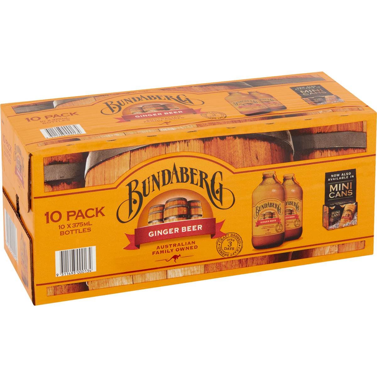 Bundaberg Ginger Beer 10x375ml Woolworths
