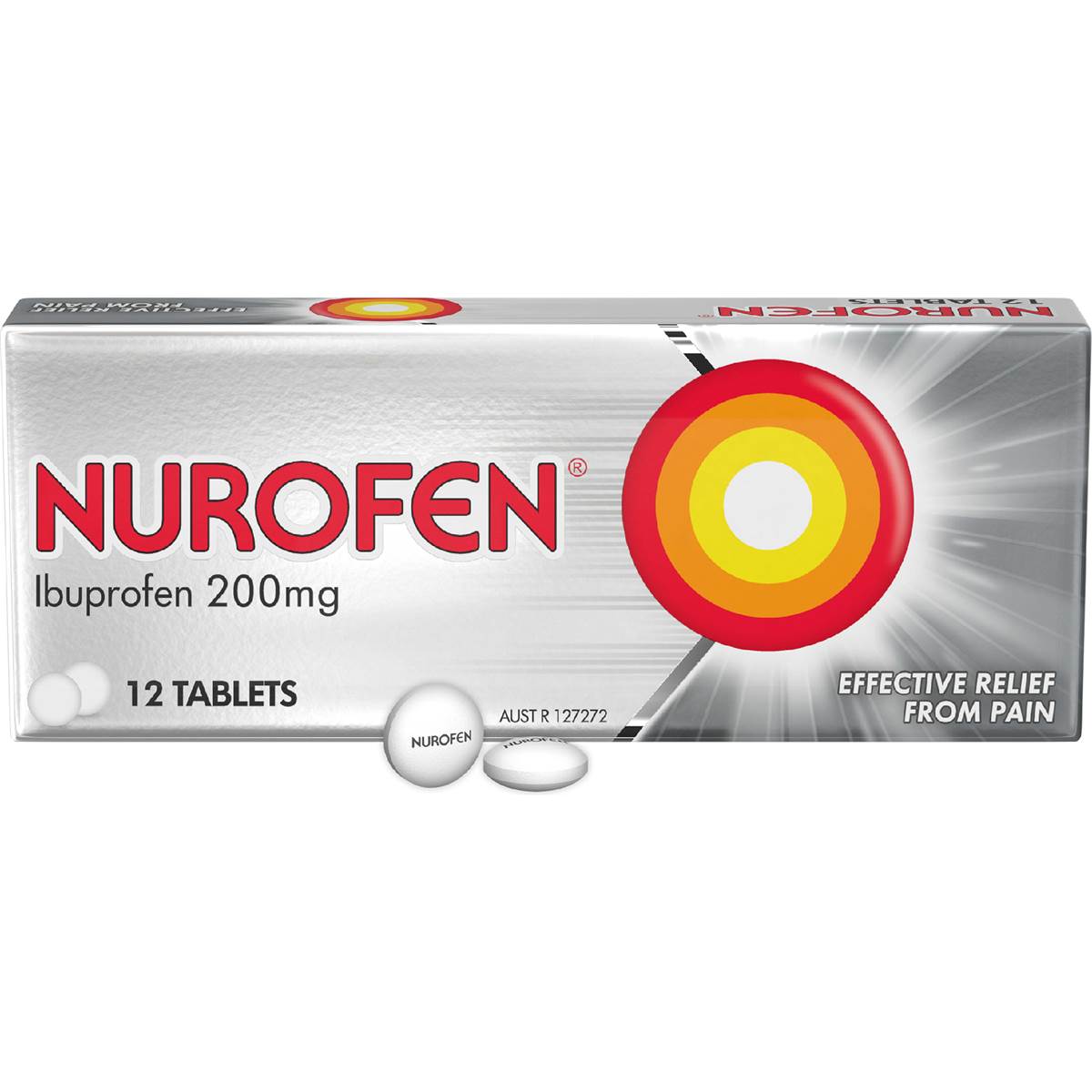 Nurofen Pain And Inflammation Relief Tablets 200mg Ibuprofen 12 Pack 