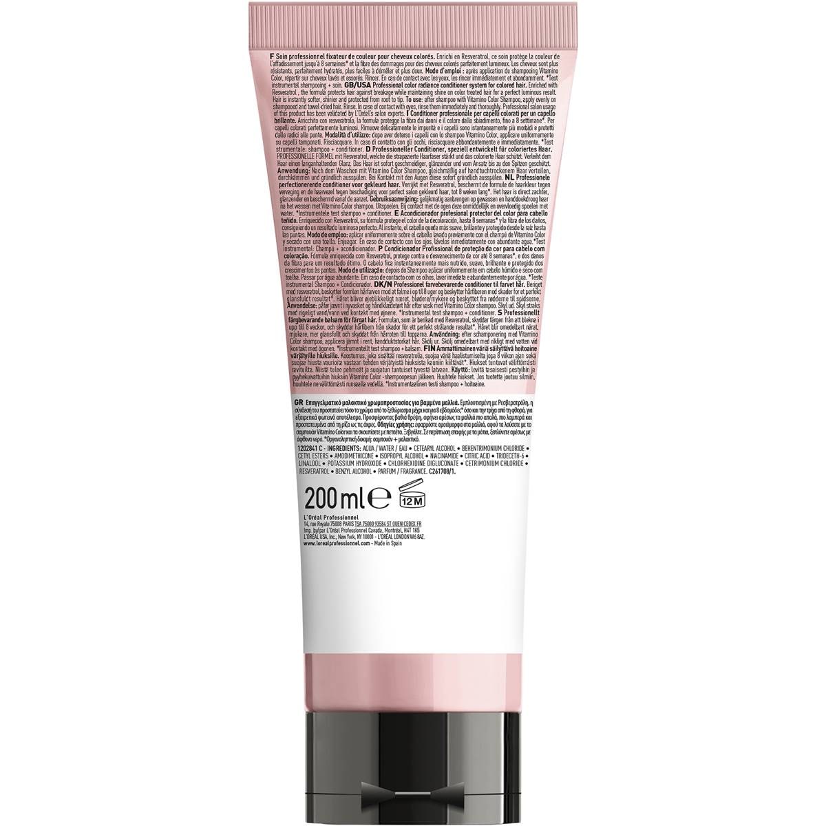 L'oreal Vitamino Colour Conditioner 200ml Woolworths
