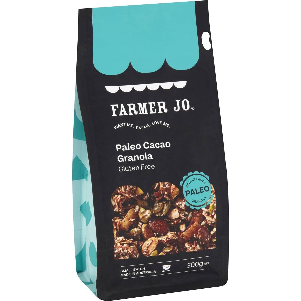 Farmer Jo Paleo Cacao Granola 300g Woolworths