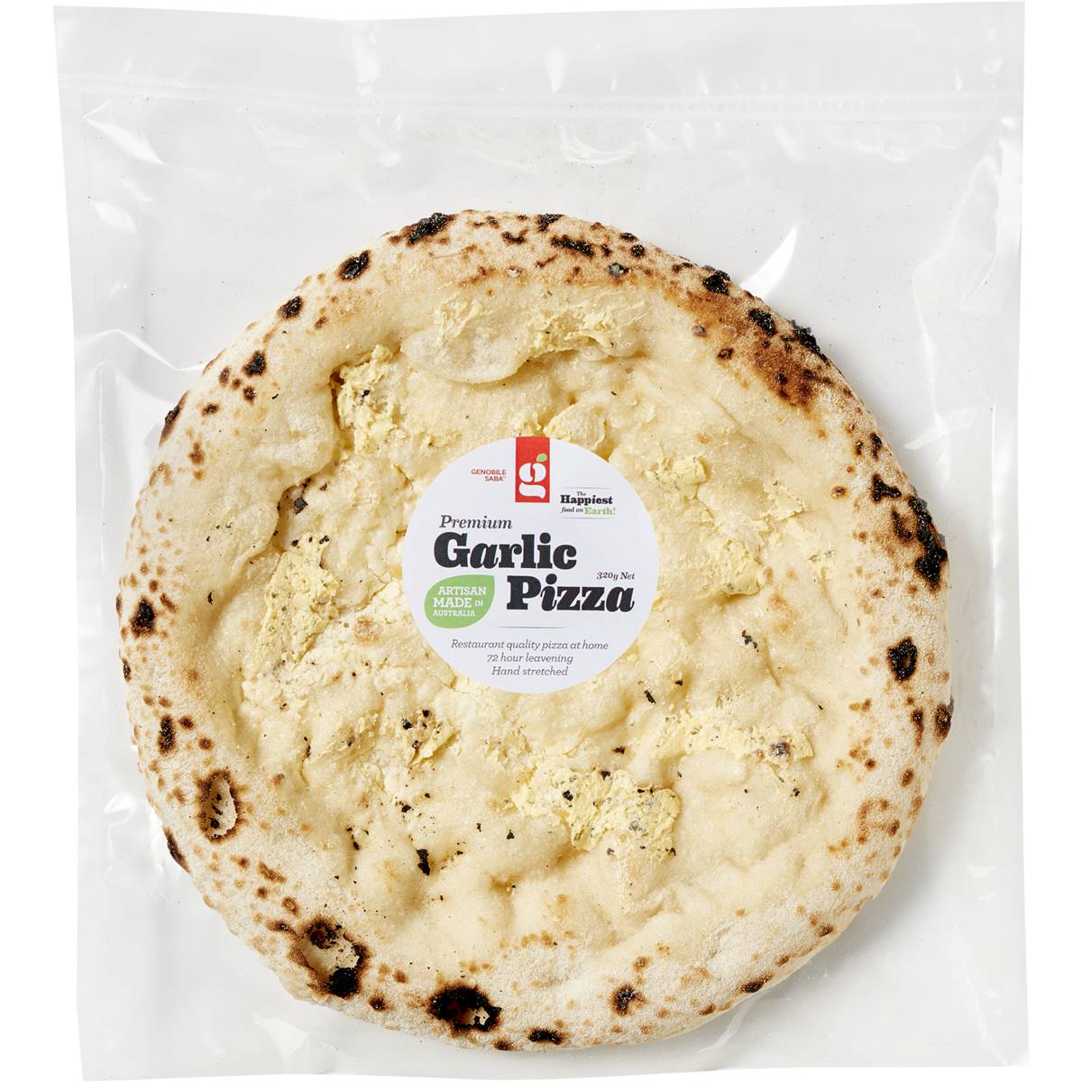 Genobile Saba Premium Garlic Pizza Base 320g Woolworths