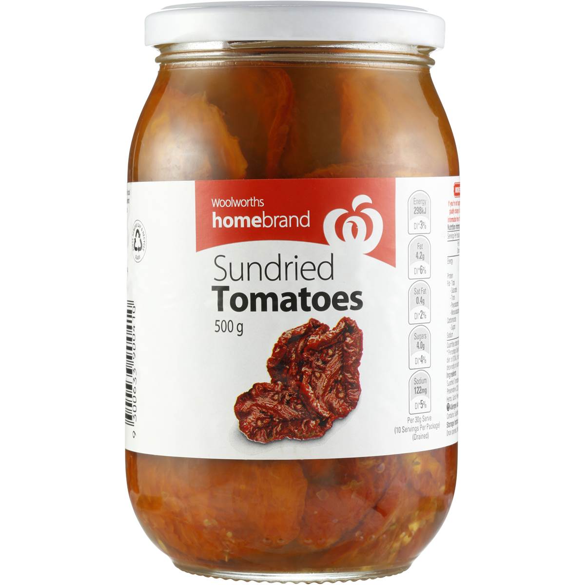 Homebrand Tomatoes Sundried 500g Woolworths