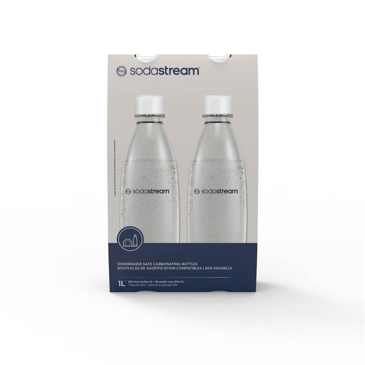Sodastream Dishwasher Safe Carbonating Bottles Twin Pack Each Woolworths