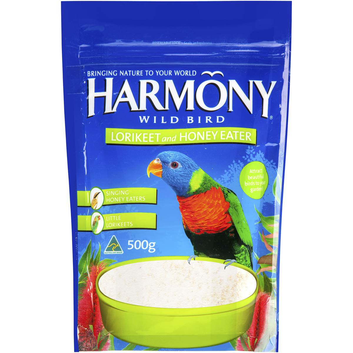 Harmony Bird Food Lorikeet & Honey Eater 500g Woolworths