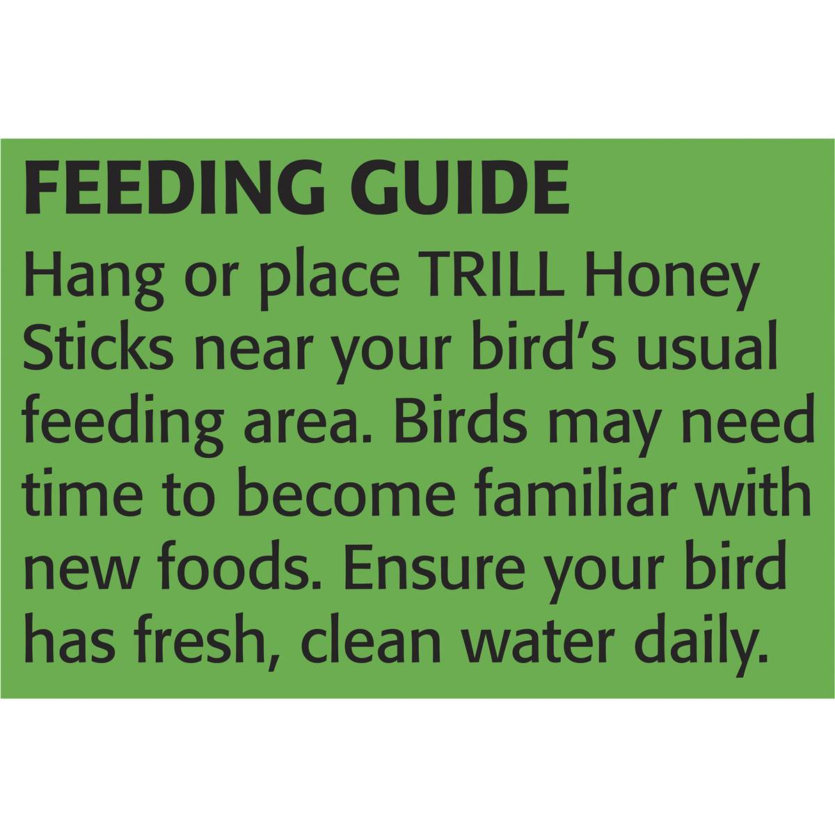 Trill Bird Honey Stick Variety Cockatiels 105g | Woolworths