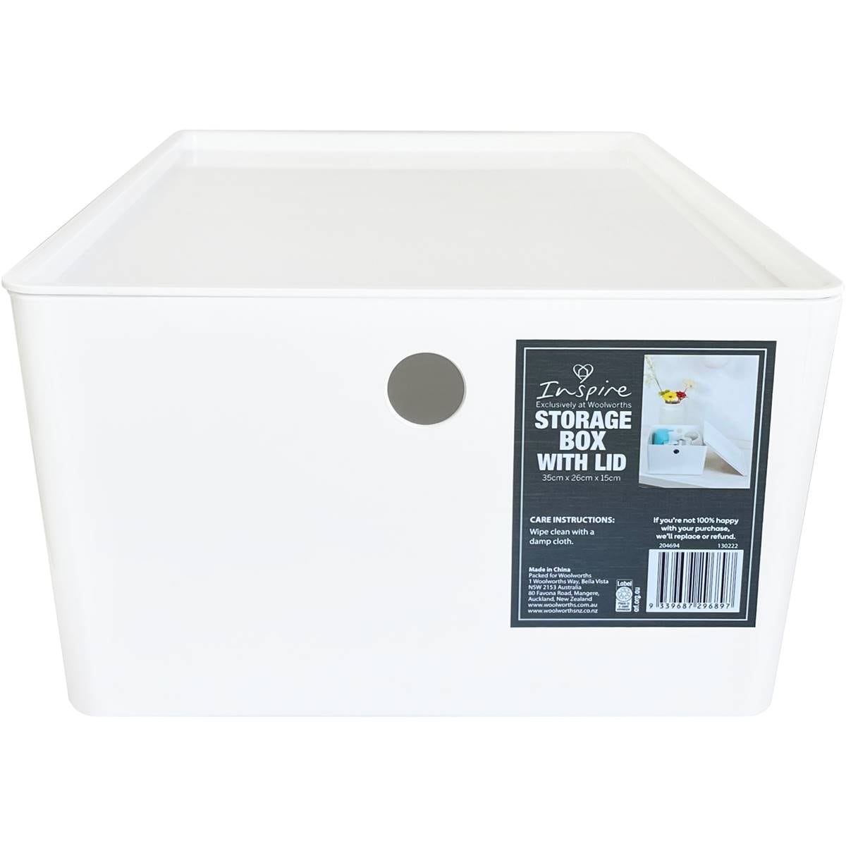 Inspire Storage Box Large Each Woolworths
