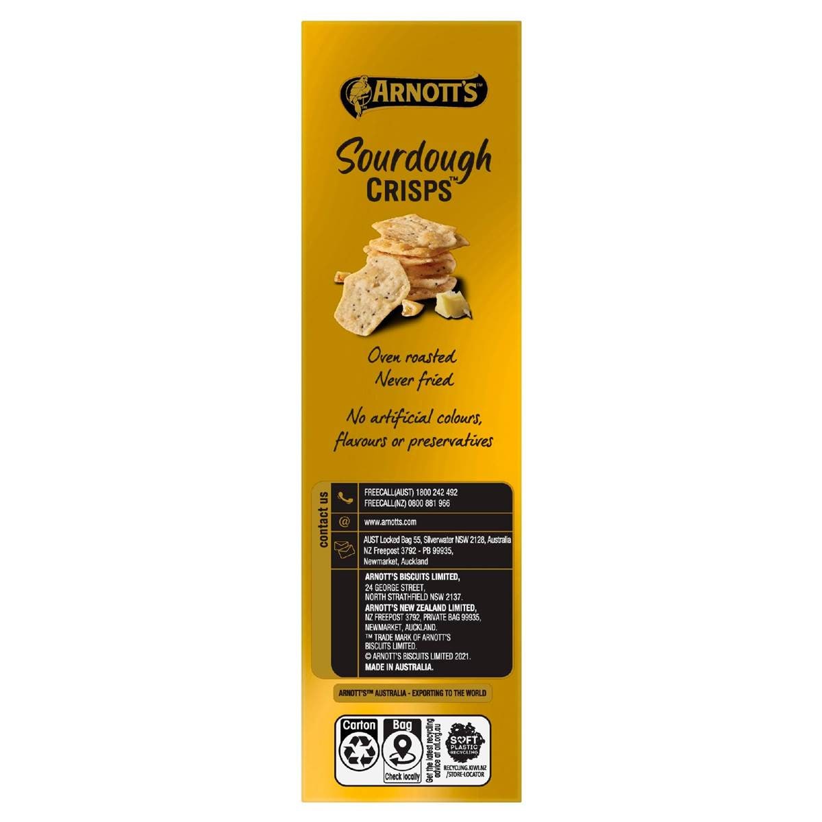 arnotts sourdough crisps