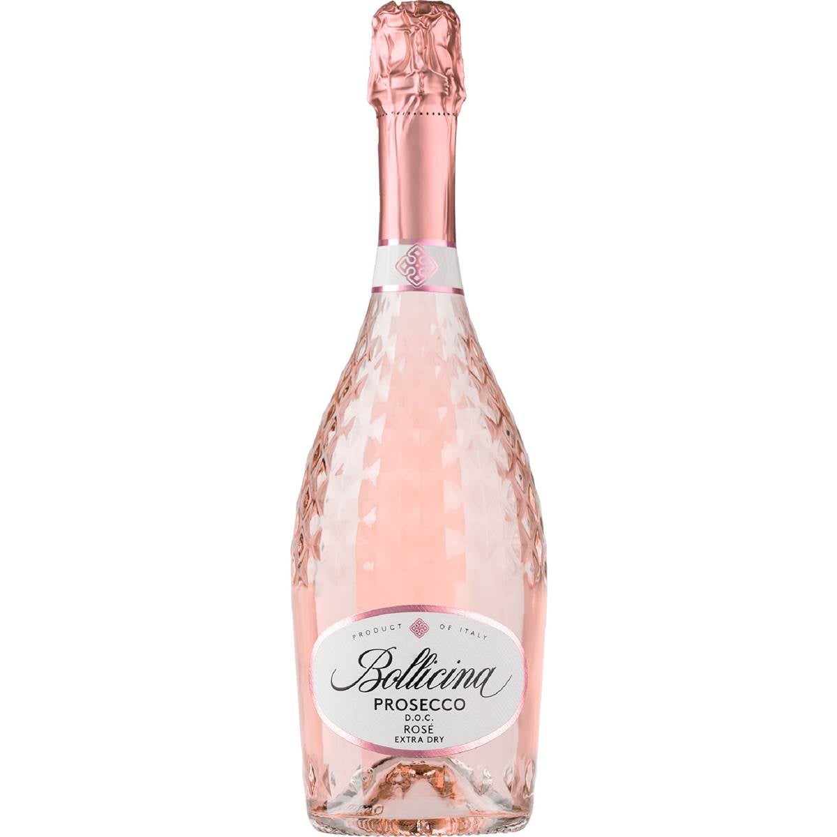 Bollicina Prosecco Rose Exrta Dry 750mL