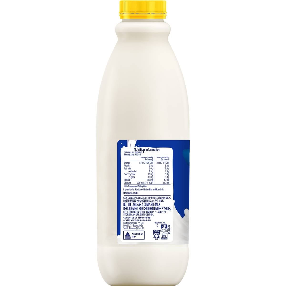 Pauls Smarter White Milk 1l Woolworths