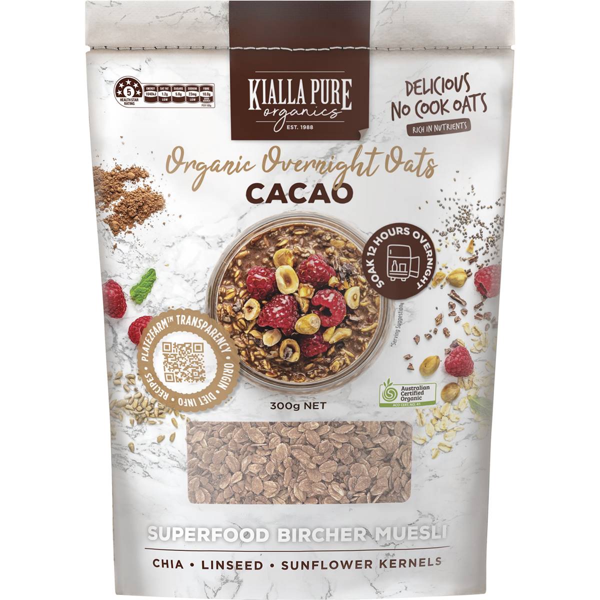 Kialla Kialla Overnight Oats Cacao