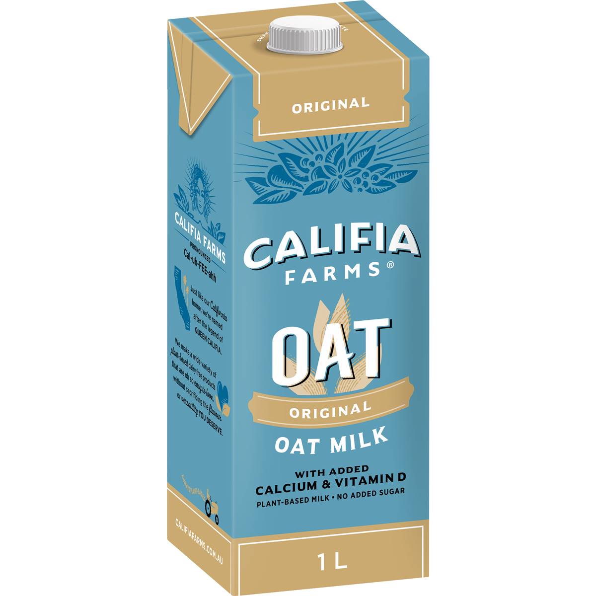 Califia Farms Oat Original Oat Milk 1l Woolworths