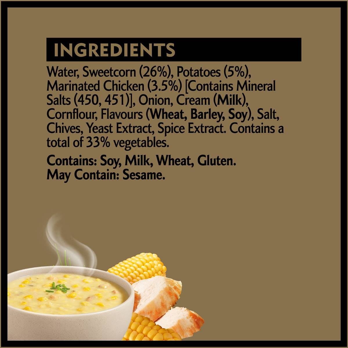 Heinz Classic Chicken & Sweetcorn Soup 535g Woolworths