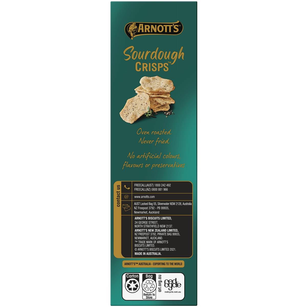 arnotts sourdough crisps