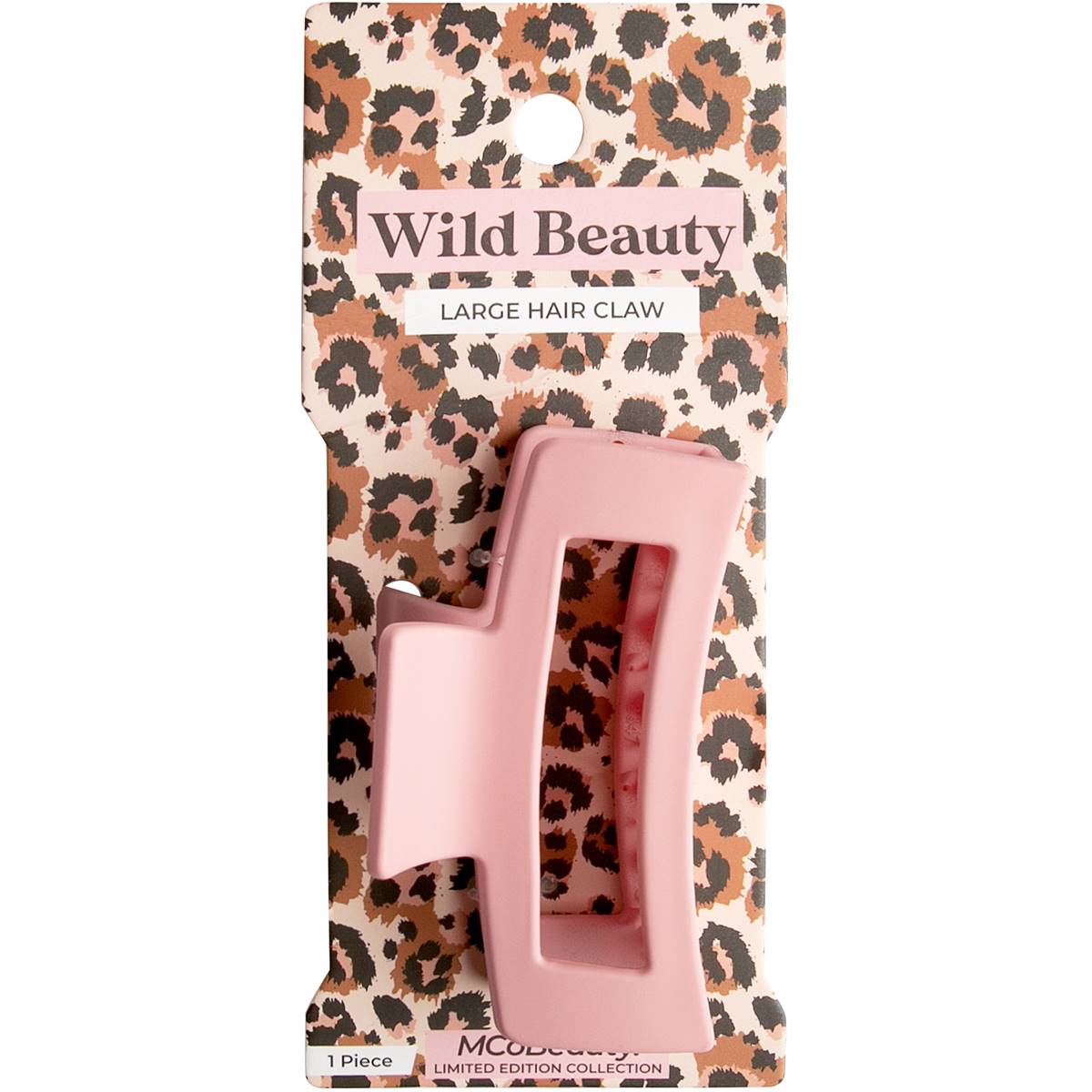 Mcobeauty Wild Beauty Hair Claw Matte Pink Each | Woolworths