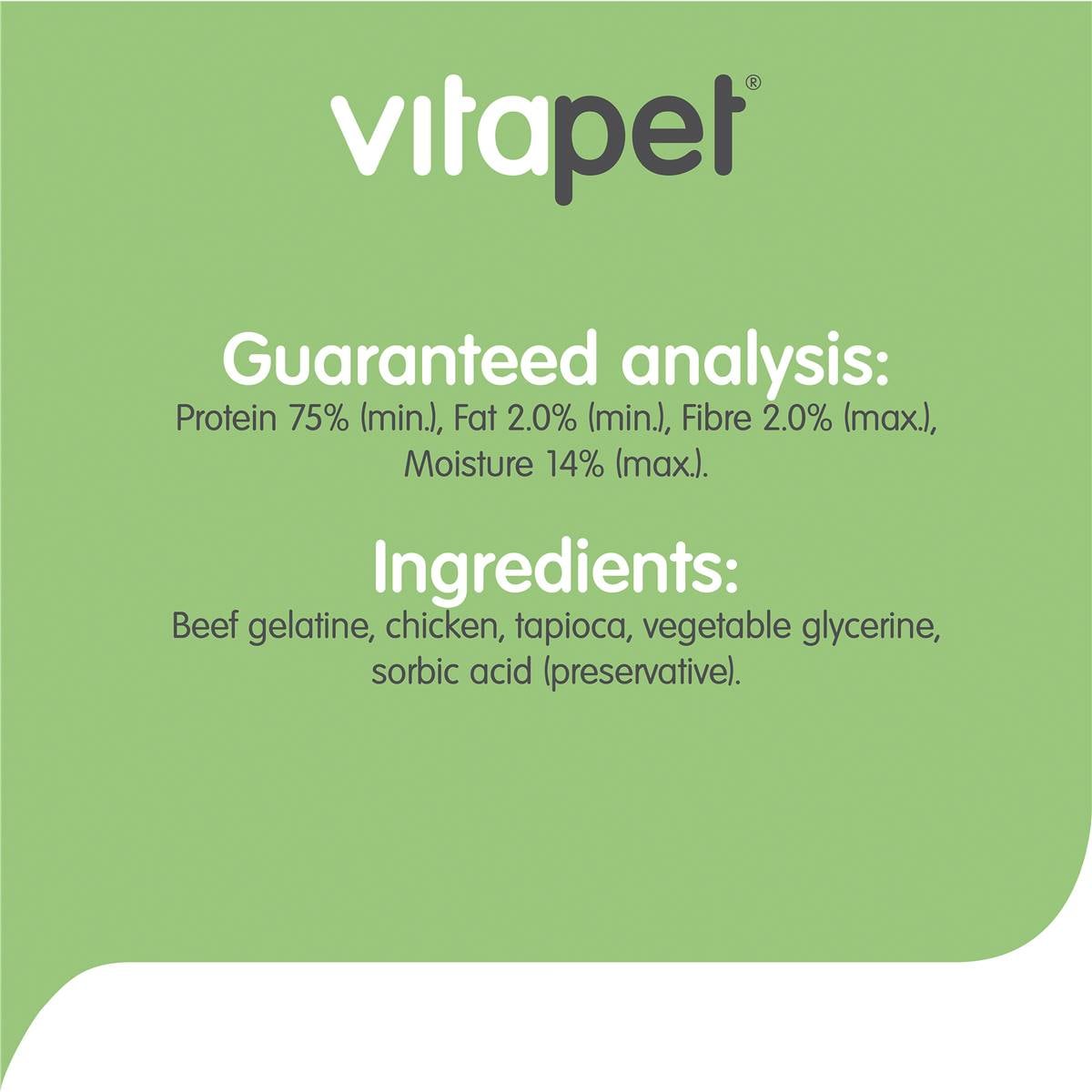 Vitapet Chewz Bones & Rings Chicken Flavour 12 Pack Woolworths