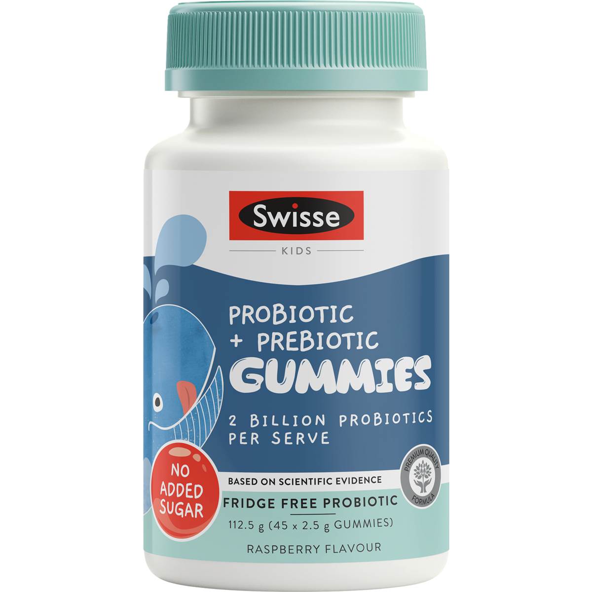 Swisse Kids Probiotic + Probiotic Gummies For Gut Health