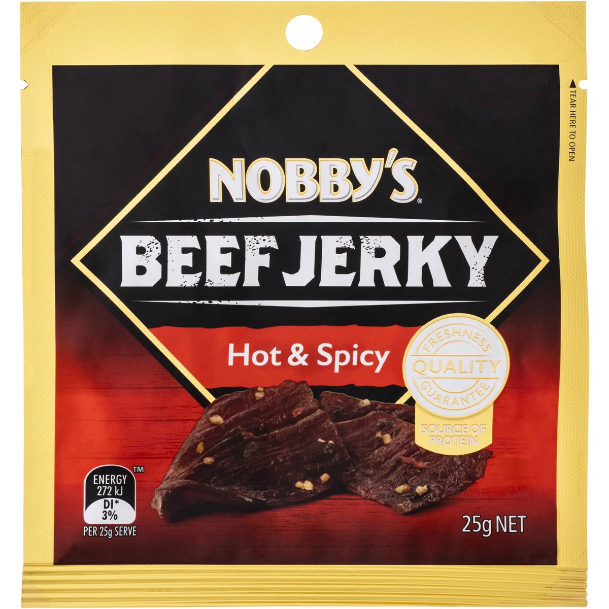 Nobby's Beef Jerky Hot Spicy 