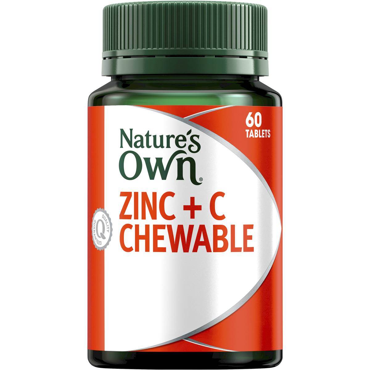 Nature S Own Zinc Vitamin C Chewable Tablets For Immune Support Pack Woolworths