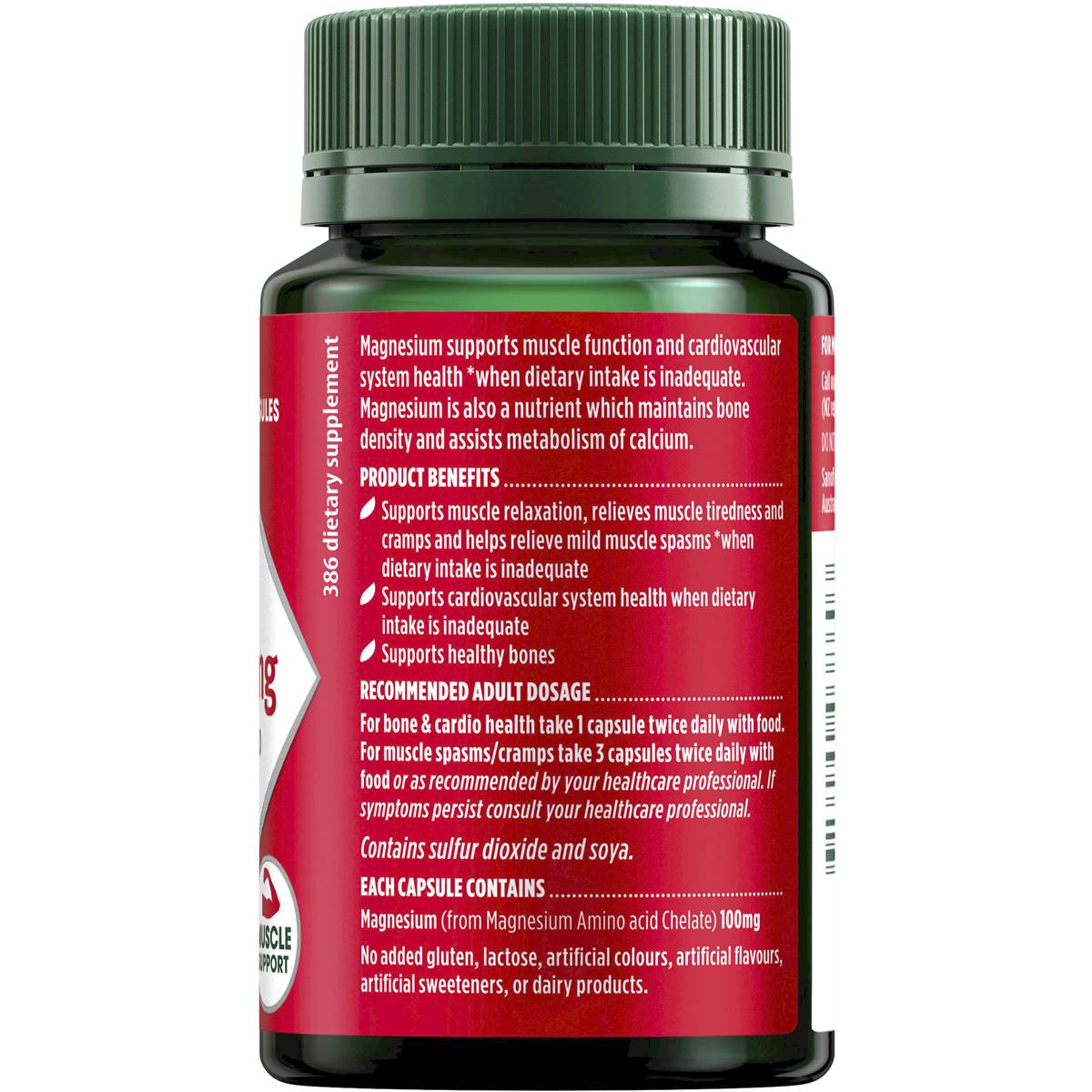 Nature's Own Magnesium Chelate 500mg Capsules 75 Pack | Woolworths