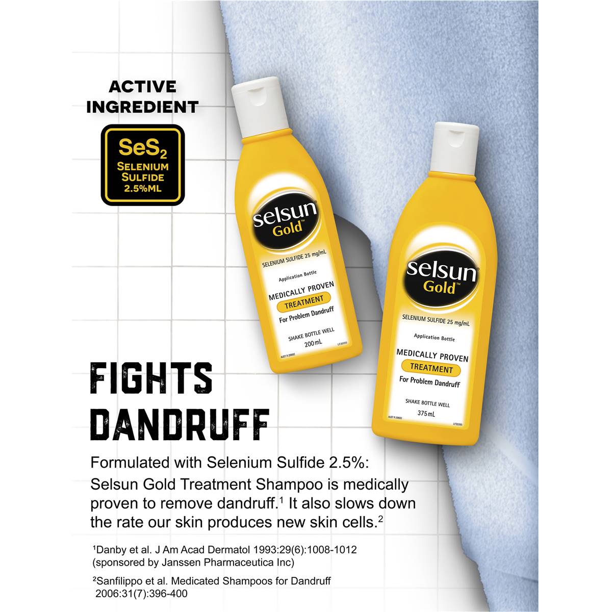 selsun Gold シャンプー 200ml オーストラリア4本セット Selsun Gold Anti Dandruff Shampoo Treatment 200mL | Woolworths
