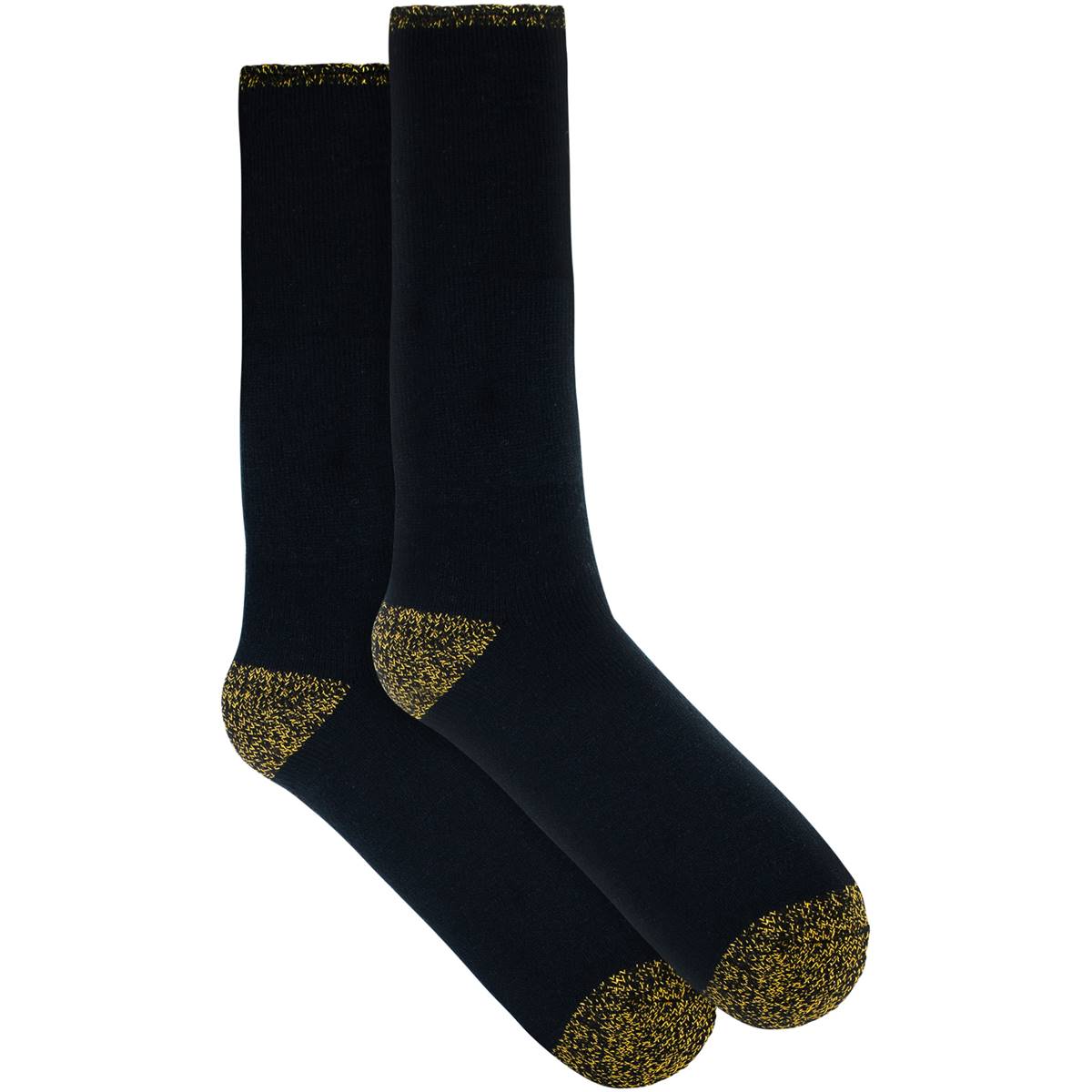 Underworks Heat Bods Thermal Insulated Socks Ladies Black Assorted Each