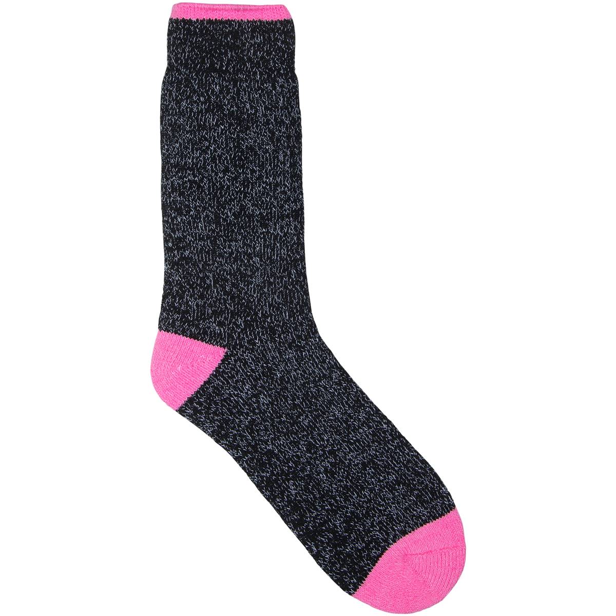 Underworks Heat Bods Thermal Insulated Socks Ladies Charcoal Assorted