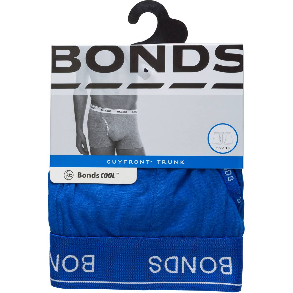 Bonds Mens Underwear Guy Front Trunk Size Medium each Woolworths