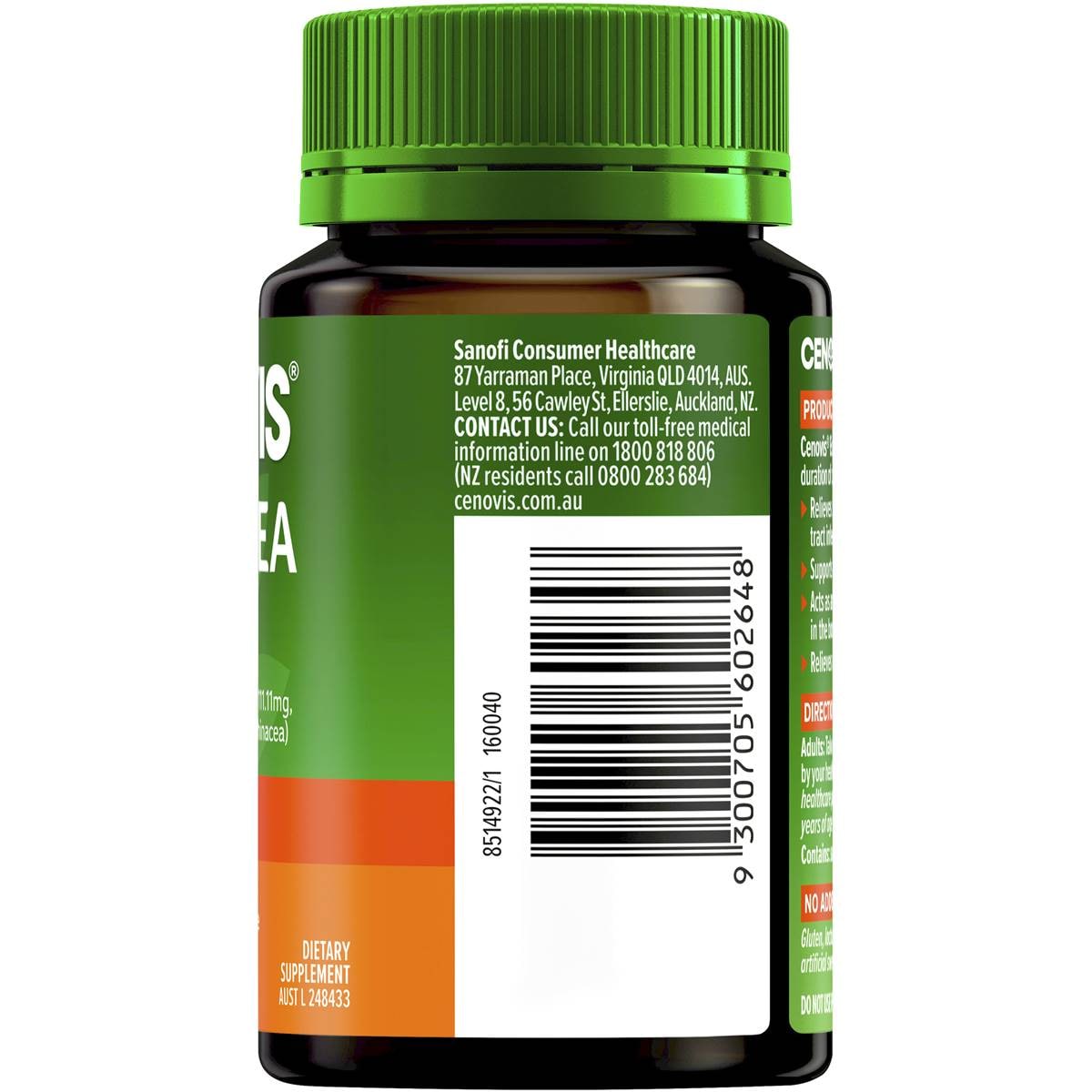 Cenovis Echinacea 5000 Capsules For Immune Support 60 Pack Woolworths