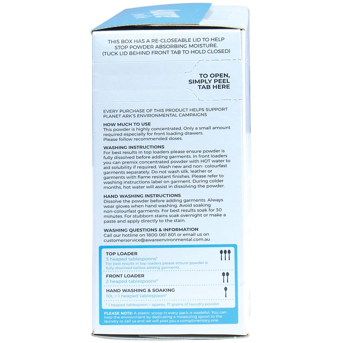 Aware Sensitive Laundry Powder Top & Front Loader 1kg | Woolworths