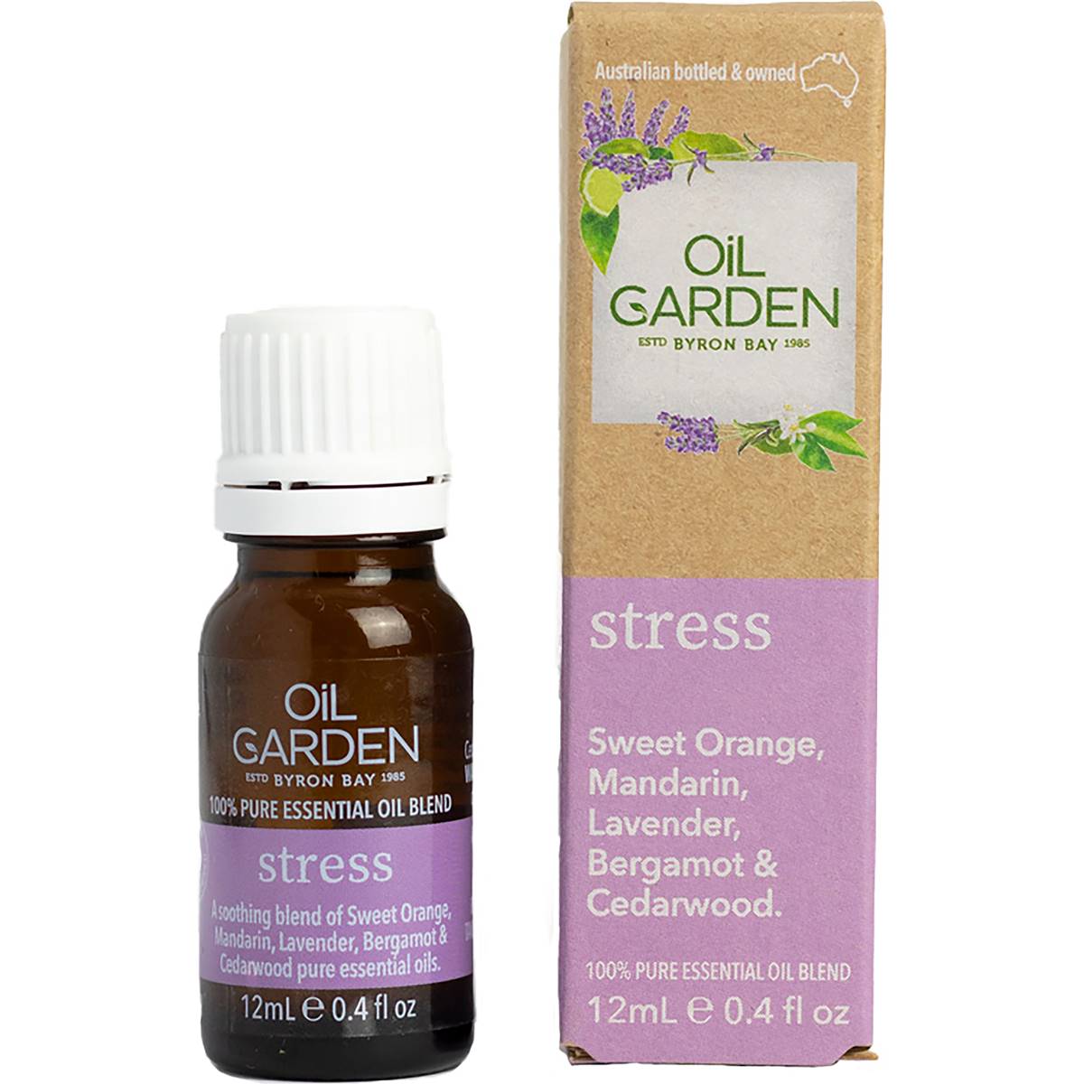 Oil Garden Essential Oil Stress Blend Stress 12ml Woolworths