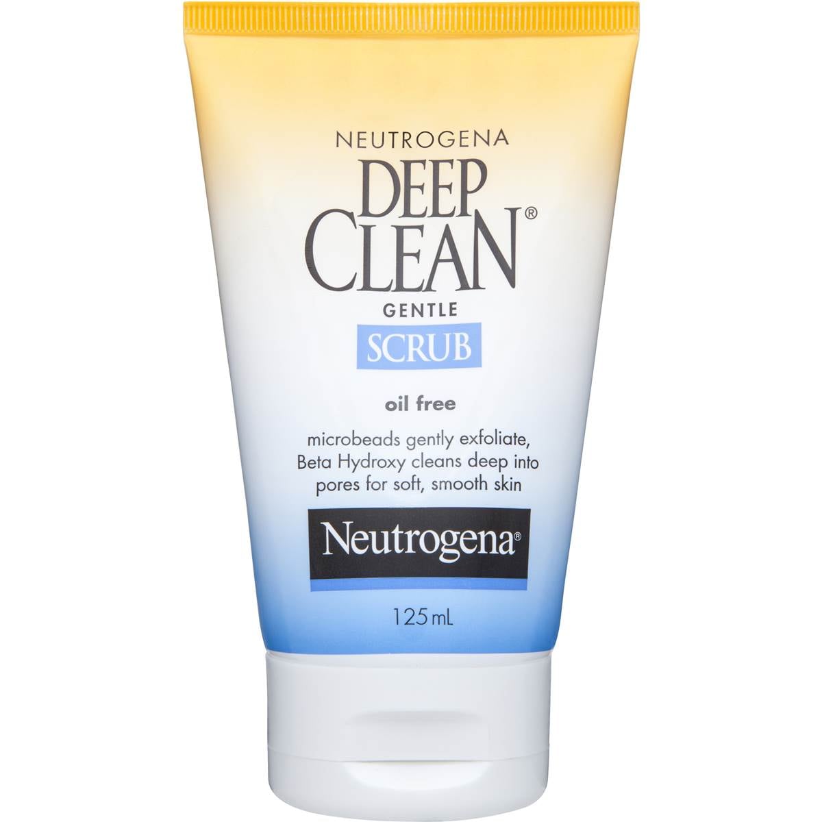 Neutrogena Facial Scrub Deep Clean Gentle 125ml Woolworths