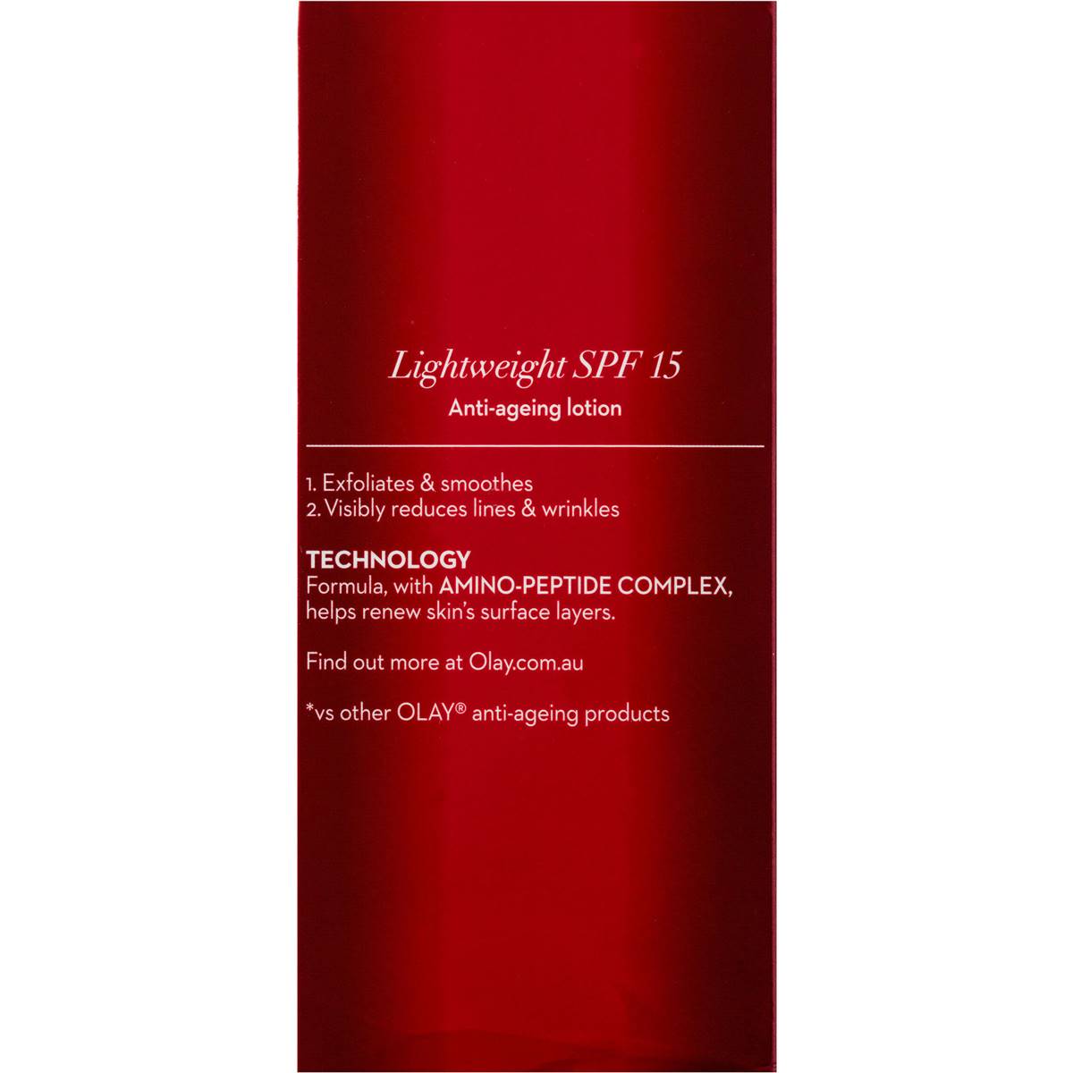 Olay Regenerist Moisturiser Face Cream Day Uv Protection Spf 15 75ml