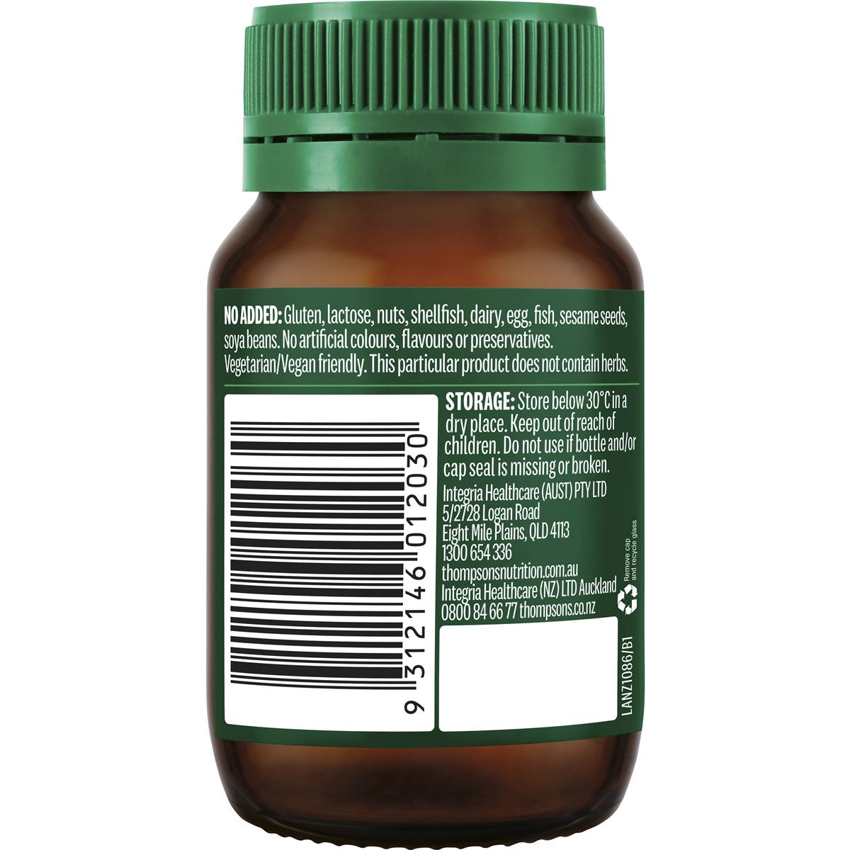 Thompsons Organic Selenium 150 Tablets 60 Pack Woolworths